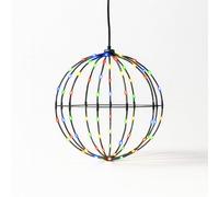 Pegdev 40Cm Rgb Colour Changing Foldable Christmas Ball Light Black Frame