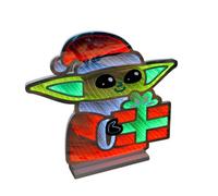 Pegdev 47Cm Disney Star Wars Grogu Led Infinity Christmas Decoration