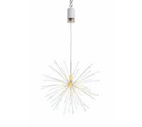 Pegdev Battery Operated Hanging Burst Light 80 Multicolour LED 9 Modes Remote Pegdev Multicolor
