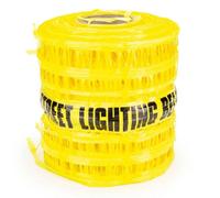 Pegdev Detectable Mesh Street Lighting Marker 200mm x 12m in Bright Yellow Pegdev Bright Yellow