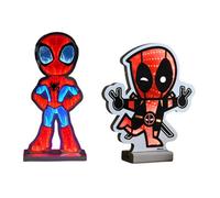 Pegdev Disney Marvel 20Cm Deadpool & 60Cm Spider Man Infinity Light Bundle