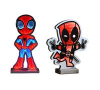 Pegdev Disney Marvel 20cm Deadpool & 60cm Spider Man Infinity Light Bundle Pegdev Multicolor