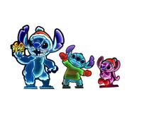 Pegdev Disney Stitch 1.4m, Dancing Stitch 75cm & Angel 40cm Infinity Bundle Pegdev Multicolor