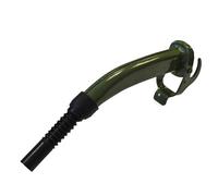 Pegdev Durable Metal Jerry Can Spout with Rubber Nozzle Leak-Free Seal Easy Attachment in Black Pegdev Black