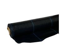 Pegdev Durable Polywoven Groundcover Fabric 1m Width Weed Control Tear-Resistant Permeable 20m in Black Pegdev Black