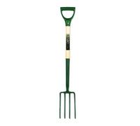 Pegdev Ergonomic Border Fork Steel 30" Ash Ergo Handle 2kg Weight Ideal for Professionals in Dark Green Pegdev Dark Green
