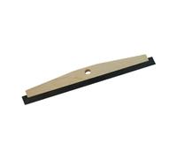 Pegdev Industrial Rubber Floor Squeegee 18" Head Only for Oil & Water Spills in Light Oak Pegdev Light Oak