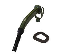 Pegdev Jerry Can Accessory Bundle Metal Spout & Rubber Seal for Pouring Leakproof Kit in Black Pegdev Black