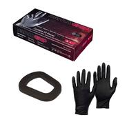 Pegdev Jerry Can Accessory Bundle Nitrile Gloves & Leakproof Rubber Seal Kit for Mechanics in Black Pegdev Black