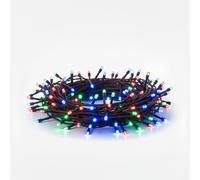 Pegdev LED Cluster Lights RGB With Flash Black Cable Connectable Outdoor 5m Pegdev Multicolor