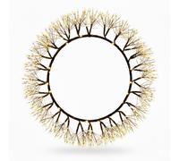 Pegdev Outdoor Christmas Metal Wreath 35cm 900 LED Warm White Festive Decor Pegdev Warm White