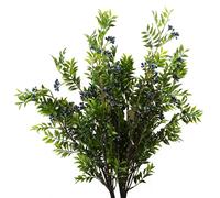 Pegdev Pack of 6 70cm Artificial Nandina Blue Berry Spray for Displays Pegdev Blue
