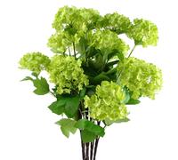 Pegdev Pack of 6 70cm Artificial Viburnum Spray Textured Green Foliage Pegdev Green