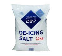 Pegdev - Pdl 10Kg Premium White De-Icing Rock Salt - Winter Ice Melting - 10Kg Bags For Easy Lifting