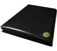 Pegdev - Pdl 10M X 4M 500G Black Heavy Duty Polythene Plastic Sheeting Garden Diy 125Mu