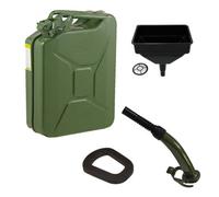 Pegdev - Pdl - 20L Heavy Duty Jerry Can With Funnel, Metal Spout And Replacement Seal - Un Certified Fuel Container