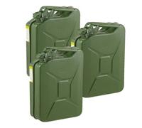 Pegdev - Pdl - 20L Heavy Duty Jerry Cans - Un Certified Portable Fuel Container For Safe Transportation Pack Of 3