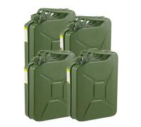 Pegdev - Pdl - 20L Heavy Duty Jerry Cans - Un Certified Portable Fuel Container For Safe Transportation Pack Of 4