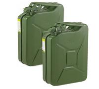 Pegdev - Pdl - 20L Heavy Duty Jerry Cans - Un Certified Portable Fuel Container For Safe Transportation Pack Of 2