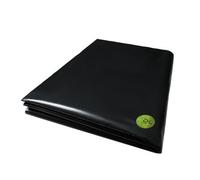 Pegdev - Pdl - 4M Wide 500G Black Polythene Plastic Sheeting Garden Weeds Gravel Diy Material 45 X 4M