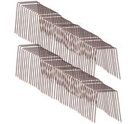 Pegdev - Pdl 6 Inch Copper-Coated Staples Secure Weed Membrane Fleece Netting Pegs Repel Slugs Snails - Pack Of 100