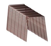 Pegdev - Pdl 6 Inch Copper-Coated Staples Secure Weed Membrane Fleece Netting Pegs Repel Slugs Snails - Pack Of 35