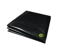 PDL - Pegdev 6m X 4m 250G BLACK POLYTHENE PLASTIC SHEETING GARDEN DIY