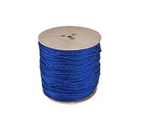 Pegdev - Pdl - 6mm Blue Polypropylene Rope - Strong 3-Strand Twisted Construction For Secure Tying And More (5M)