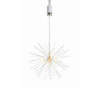 Pegdev - Pdl Battery Operated Hanging Led Burst Light With 80 Multicolour Led 9 Modes Remote Indoor Outdoor Decoration