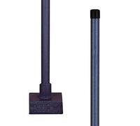 PDL - Pegdev - 10lb All Steel Square Tarmac Asphalt Rammer - Durable Carbon Steel with Tubular Handle for Balance and Strength.