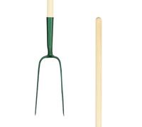 Pegdev - Pdl - Carters 54" Premium Forged Ash Handle 2-Prong Hay Pitch Muck Manure Bale Agricultural Fork Endurance Series