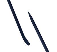 PDL - Pegdev - Carters Wrecking Bar - 60" (5ft) Heavy-Duty Crowbar with Chisel/Point/PRY - Hexagon Heel and Point Design.