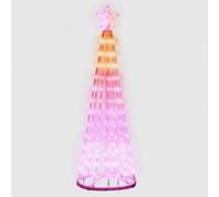 Pegdev - Pdl - Christmas 3D Rgb 202 Leds Smart Tree With Star Top, Remote, App, Usb Powered, 2M Lead, Indoor/outdoor, 1.5M
