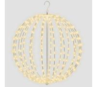 Pegdev - Pdl - Enchanting Pre Lit 50Cm Led Sphere With 320 Warm White Micro Leds 5M Lead Timer Indoor Outdoor Décor