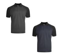 Pegdev - Pdl - Jcb Unisex Navy Black Polo Shirt Polyester 180Gsm Workwear Logo S