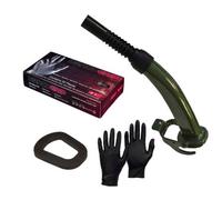 Pegdev - Pdl - Jerry Can Accessory Bundle - Metal Spout, Replacement Seal And Nitrile Gloves, Hassle-Free Refuelling & Maintenance