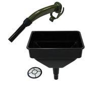 Pegdev - Pdl - Jerry Can Accessory Bundle - Metal Spout With Rubber Nozzle, Heavy Duty Funnel For Precise Pouring And Transfers