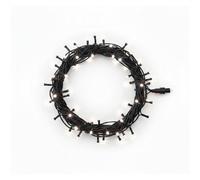 Pegdev - Pdl Led String Lights Cool White Black Rubber Ip65 Connectable Outdoor Indoor Waterproof Garden Patio Party Lighting 10M