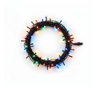 Pegdev - Pdl Led String Lights Rgby Colour Changing Black Rubber Ip65 Connectable Outdoor Indoor Waterproof Garden Patio Party 15M