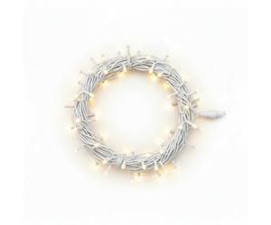 Pegdev - Pdl Led String Lights Warm White, White Rubber Ip65 Connectable Outdoor Indoor Garden Patio Wedding Party 30M