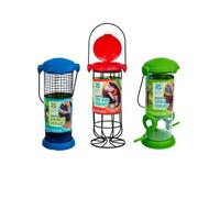 Pegdev - Pdl - Nt Kids Range Easyflip Bird Feeders - Bundle Of 3 - Award-Winning Wildlife Range - Recyclable, Easy To Use