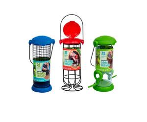 Pegdev - Pdl - Nt Kids Range Easyflip Bird Feeders - Bundle Of 3 - Award-Winning Wildlife Range - Recyclable, Easy To Use