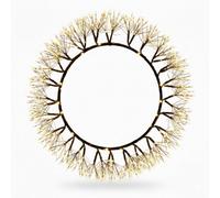 Pegdev - Pdl Outdoor Christmas Metal Wreath 35Cm 900 Leds Warm White Lights Festive Garden Door Patio Decoration