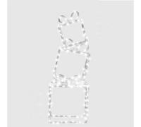 Pegdev - Pdl - Pre Lit Stack Of 3 Christmas Presents With 40 Warm White Leds 5M Lead Timer Indoor Outdoor Decoration