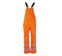 Pegdev - Pdl - Progarm Men's Unlined Waterproof Dungaree - Flame Resistant, Arc Flash, Hi-Viz Orange, Ris-3279-Tom Compliant. 2Xl