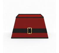 Pegdev - Pdl Santas Belt Design Tree Skirt Fun Christmas Decoration Hides Tree Base With Hook And Loop Fastening Foldable Storage