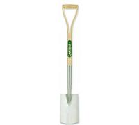 Pegdev - Pdl - Stainless Steel Perennial Border Spade With Split Ash Wood Yd Handle - Ideal For Garden Borders And Beds