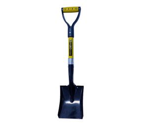 Pegdev - Pdl - Winter Micro Snow Shovel With Fibreglass Handle, 27.5" - Durable, Compact Snow Shovel For Clearing Paths, Driveways