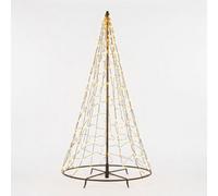 Pegdev Pre Lit Twinkling Christmas Tree 1.8M With Copper Gold Leds