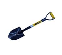 Pegdev Round Mouth Micro Shovel Fibreglass PYD Handle 28in for Snow & Ice in Navy Pegdev Navy